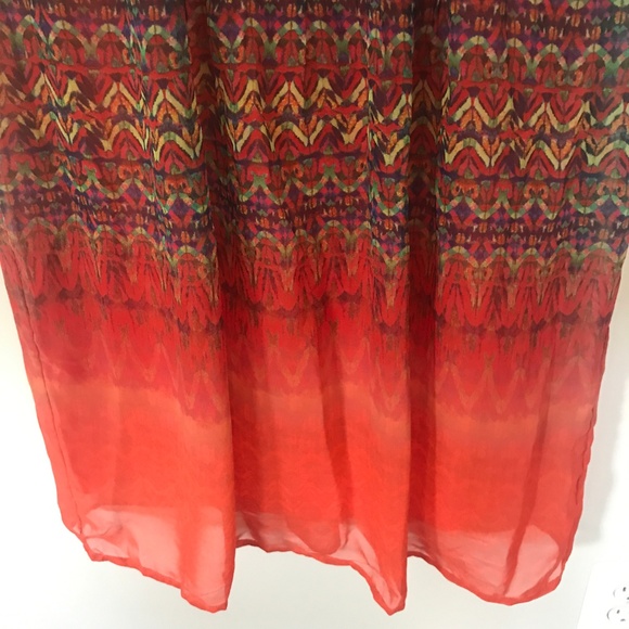 Rabbit Rabbit Rabbit Orange Light Sleeveless Dress - Picture 3 of 5